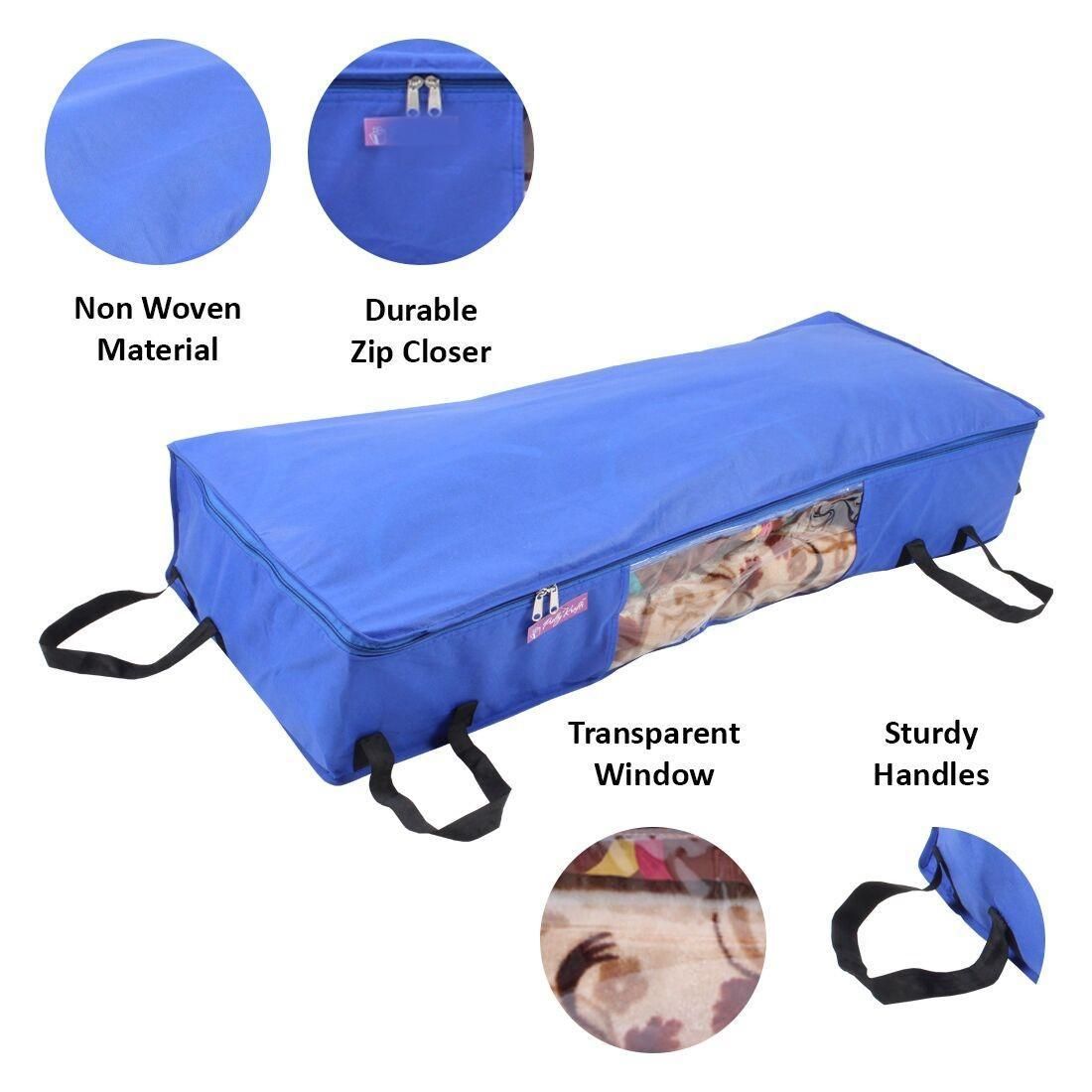 Storage Bag - Foldable Long Underbed Storage Bag Pack of 3