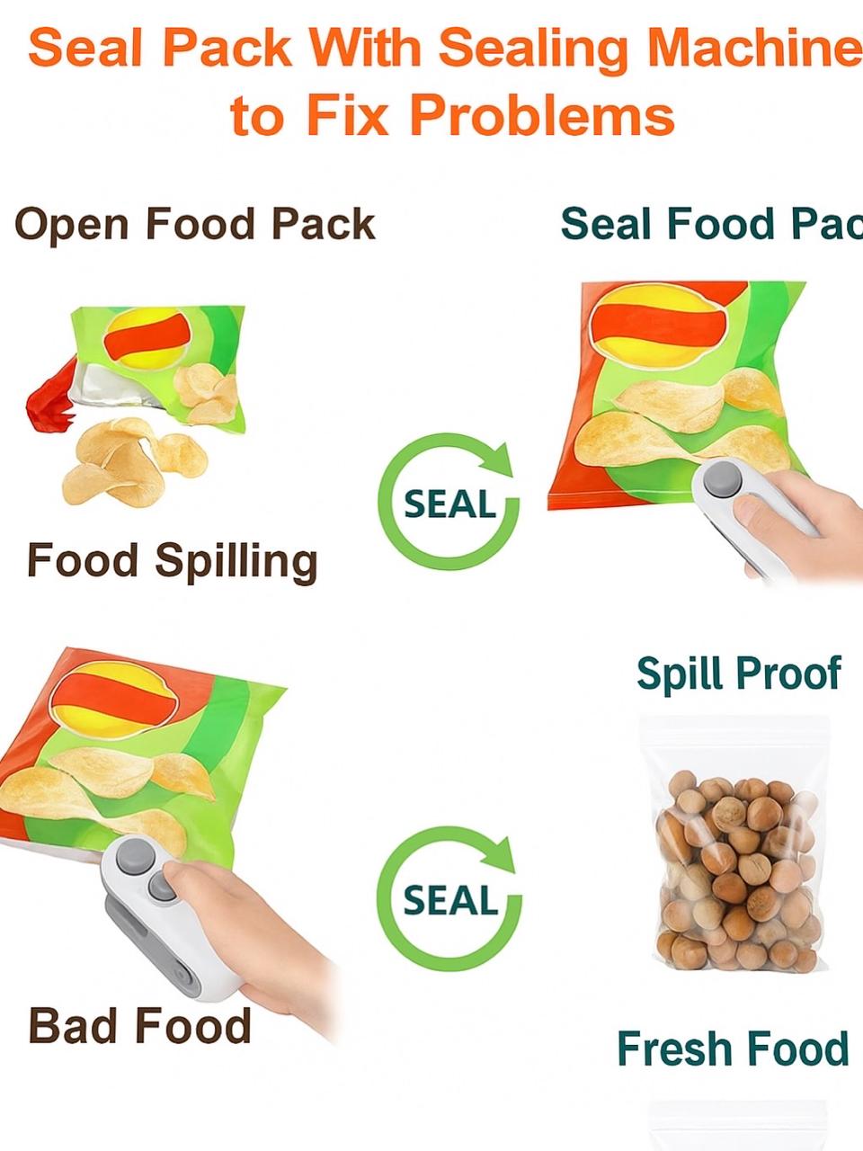 Portable Mini Sealing Machine 2 in 1